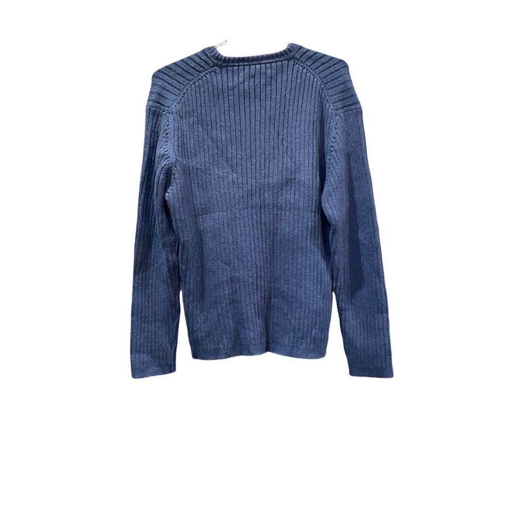 Gap Vintage Blue Cableknit Crochet Sweater